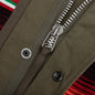 Coat - Khaki/Red/Green