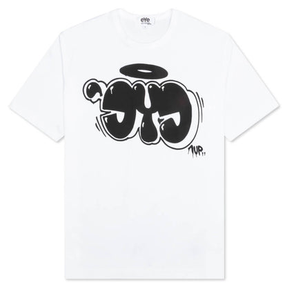 Disc T-Shirt - White/Black