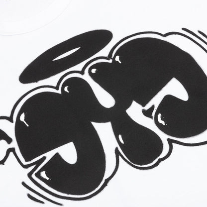 Disc T-Shirt - White/Black