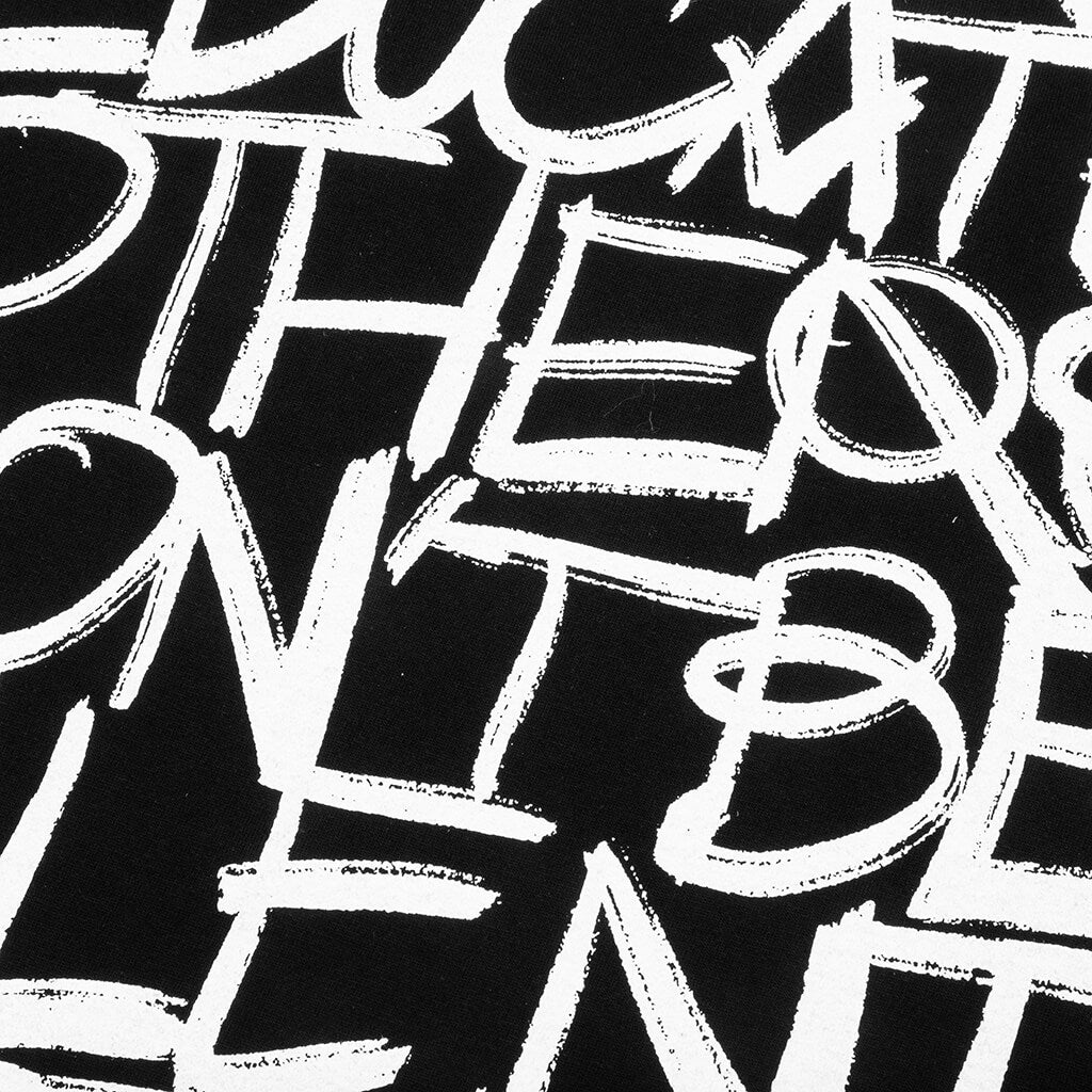 Educate T-Shirt - Black/White