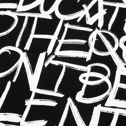 Educate T-Shirt - Black/White