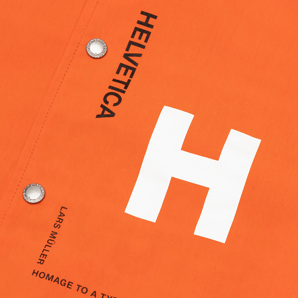 Helvetica Reversible Blouson - Orange/Black
