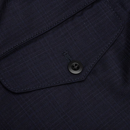 Wool Trousers - Navy