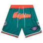 NFL Throwback Dolphins Shorts - Teal