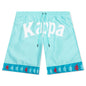 222 Banda Befotaka Swim Shorts - Blue Water/Blue Peacock