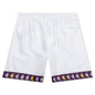 222 Banda Befotaka Swim Shorts - Grey/Violet Bloom