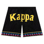 222 Banda Calabash Swim Shorts - Black/Fuchsia/Blue