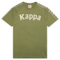 222 Banda Deto T-Shirt - Green Olive/Light Green