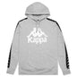 222 Banda Hurtado 2 Hoodie - Grey Medium Melange/White