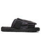 222 Banda Mitel 4 Sandals - Black/White