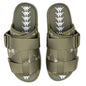 222 Banda Mitel 4 Sandals - Green Olive/White
