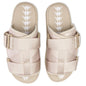 222 Banda Mitel 4 Sandals - LT Beige/White