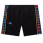 222 Banda Xtabi Swim Shorts - Black/Fuchsia/Blue