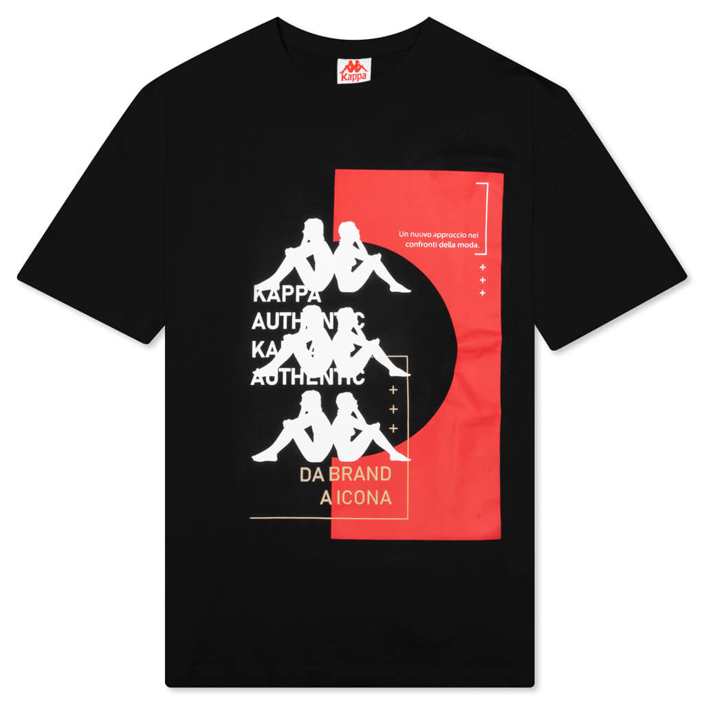 Authentic HB Etas T-Shirt - Black/Red
