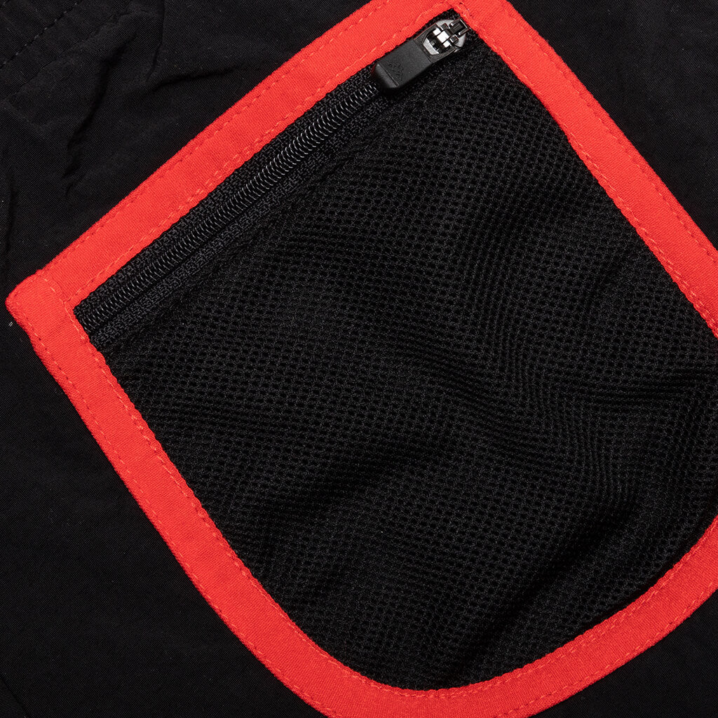 Authentic HB Ethan Swim Shorts - Black/Red