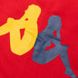 Authentic Sangone Shorts - Red/Dark Yellow