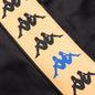 Kid's 222 Banda Deky Trackpants - Black Smoke/Orange Salmon/Blue Princess