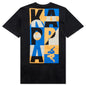 Kid's Authentic Molongio T-Shirt - Black Smoke/Orange Salmon/Blue Princess