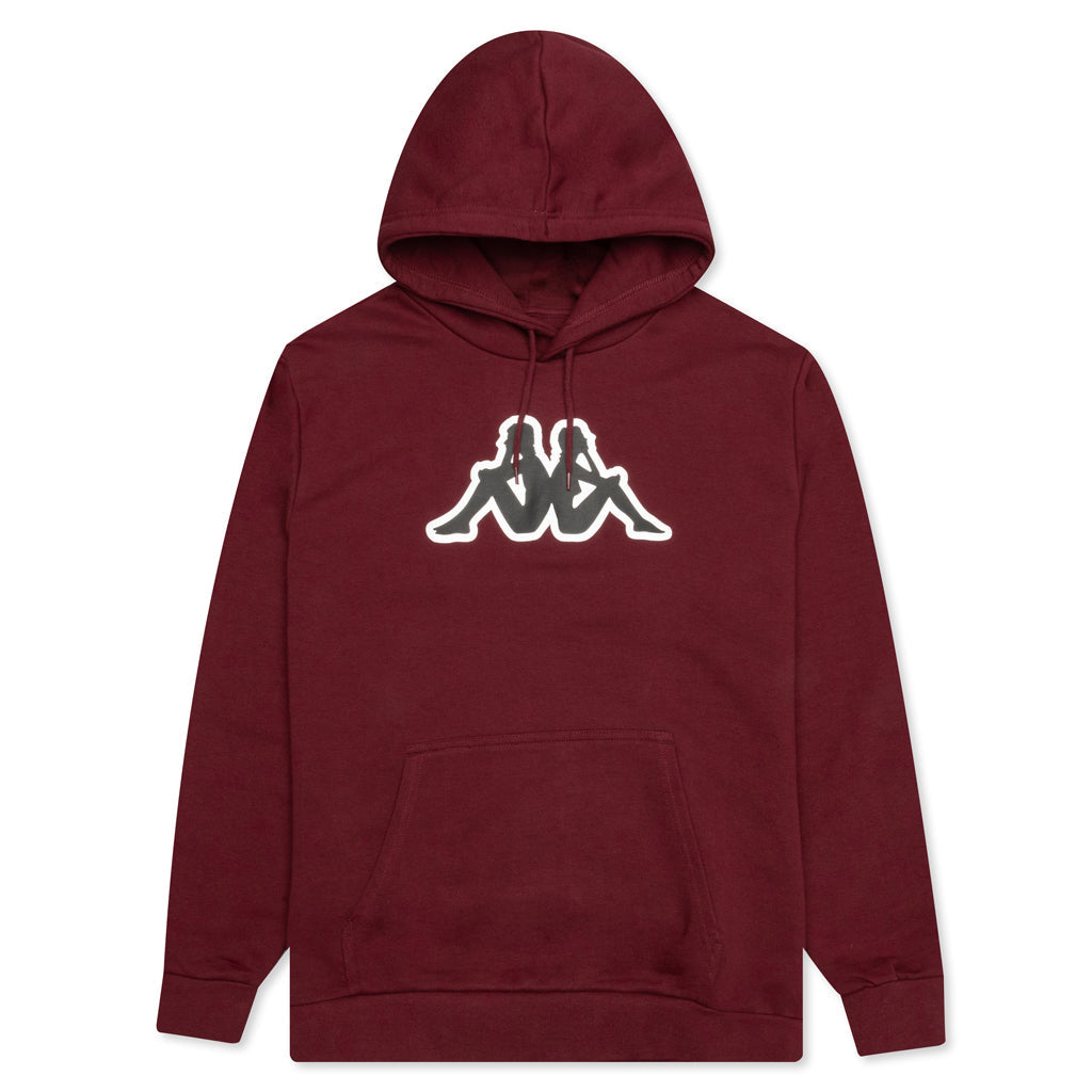 Logo Aiok Pullover Hoodie - Red Dahlia