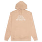 Logo Tape Apet 2 Hoodie - Beige LT/Pink LT/Red Cherry