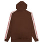 Logo Tape Apet 2 Hoodie - Brown/Pink LT/Red Cherry