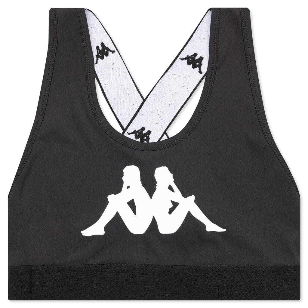 Women's 222 Banda Camylna Sports Bra - Black/White