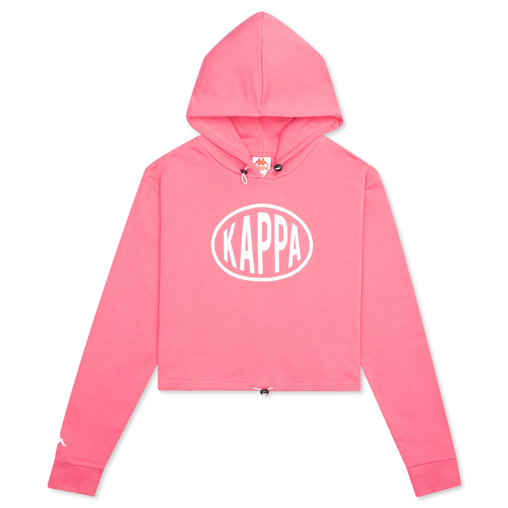 Women's Authentic Pop Elanta Hoodie - Fuchisa Gerino/White