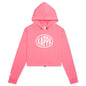 Women's Authentic Pop Elanta Hoodie - Fuchisa Gerino/White