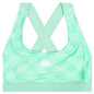 Women's Authentic Pop Ezay Swim Bra Top - Green Spring/White