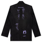 Embroidery Suit Top - Black