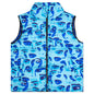 Face Camo Puffer - Blue