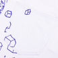 Doodle Drawing Pants - White