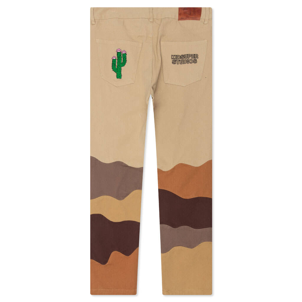 Desert Landscape Trousers - Brown