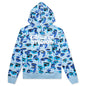 Faces Camo Hoodie - Blue