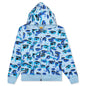 Faces Camo Hoodie - Blue