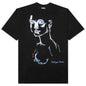 Girl Painting Tee - Black/Red