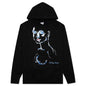 Painted Girl Hoodie - Black