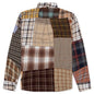 Work Face Checked Cotton Shirt - Beige