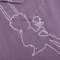 Swingset Denim Top - Purple