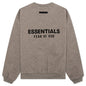 Kid's Fleece Crewneck - Heather Gray