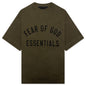 Kid's Jersey Crewneck Tee - Olive