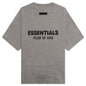 Kid's Jersey Crewneck Tee- Heather Gray