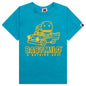 Kid's Milo Dinosaurs Reflector Print Tee - Sax