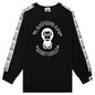 Kids Baby Milo Line Tape Relaxed Fit Crewneck Sweatshirt - Black