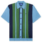 Knit Camp Collar - Blue
