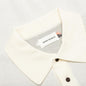 Knit H Pattern Polo - Bone