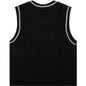 Knitted 24 Basketball Jersey - Black