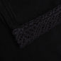 Knitted Panel Shorts - Black