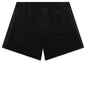Knitted Panel Shorts - Black