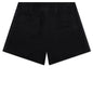 Knitted Panel Shorts - Black